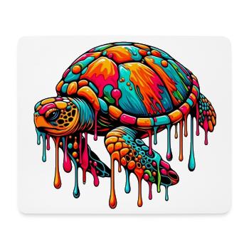 Turtle - Mouse Pad (horizontal) - white - Front