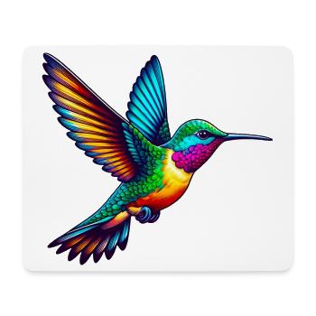Kolibri - Mousepad (Querformat) - Weiß - Vorne
