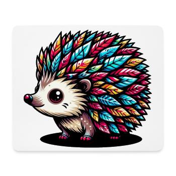 Hedgehog - Mouse Pad (horizontal) - white - Front