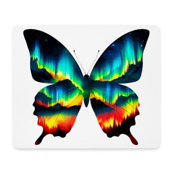 Butterfly - Mouse Pad (horizontal) - white - Front