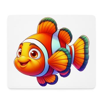 Clownfisch - Mousepad (Querformat) - Weiß - Vorne