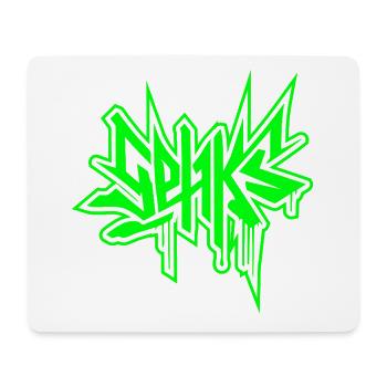 SEHKS VERT - Tapis de souris (format paysage) - blanc - Devant