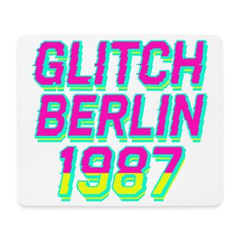 Glitch Berlin 1987 - Mousepad (Querformat) - Weiß - Vorne