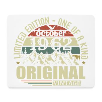 oktober 1962 - Geschenk zum 63.Geburtstag oktober  - Mousepad (Querformat) - Weiß - Vorne