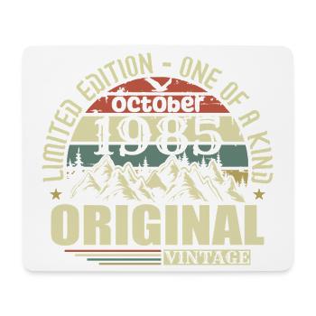 oktober 1985 - Geschenk zum 40.Geburtstag oktober  - Mousepad (Querformat) - Weiß - Vorne