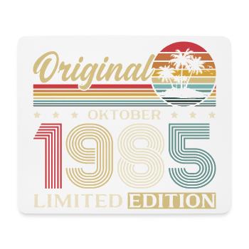 40ème Anniversaire Original Octobre Millésime 1985 - Tapis de souris (format paysage) - blanc - Devant
