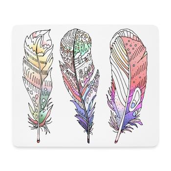 Stylo - Tapis de souris (format paysage) - blanc - Devant