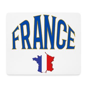 France - Tapis de souris (format paysage) - blanc - Devant