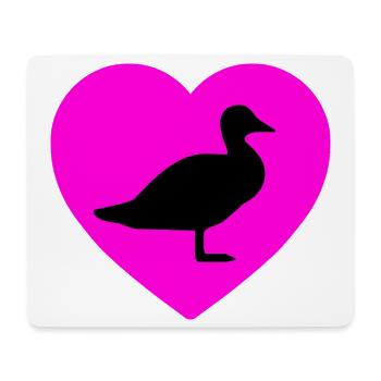 Duck - Mouse Pad (horizontal) - white - Front