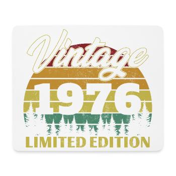 1976 Vintage Retro Birthday Gift - Mouse Pad (horizontal) - white - Front