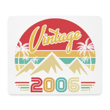 Geburtsjahr 2006 Geburtstagsgeschenk 2006 - Mousepad (Querformat) - Weiß - Vorne