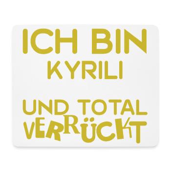 Geschenk für Kyrill - Mousepad (Querformat) - Weiß - Vorne