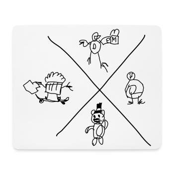Doodle Core - Mouse Pad (horizontal) - white - Front