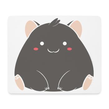 Wombat - Mousepad (Querformat) - Weiß - Vorne