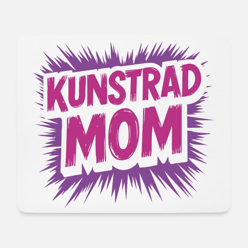 Kunstrad, Kunstradfahren, Hallenradsport, Mom - Mousepad (Querformat) - Weiß