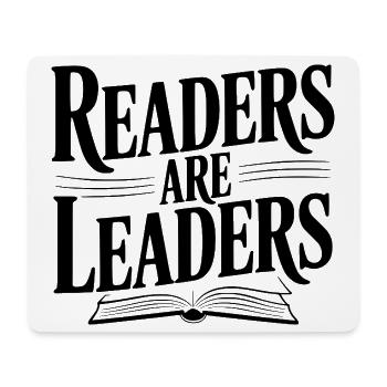 Readers are Leaders - Mouse Pad (horizontal) - white - Front