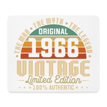1966 Original Vintage Birthday Gift - Mouse Pad (horizontal) - white - Front