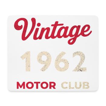 Cadeau vintage de l’année de naissance rétro du Motor Club 1962 - Tapis de souris (format paysage) - blanc - Devant