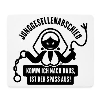 Junggesellenabschied – Komm Ich Nach Haus … (JGA) - Mousepad (Querformat) - Weiß - Vorne