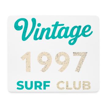 Cadeau vintage de l’année de naissance rétro du Surf Club 1997 - Tapis de souris (format paysage) - blanc - Devant