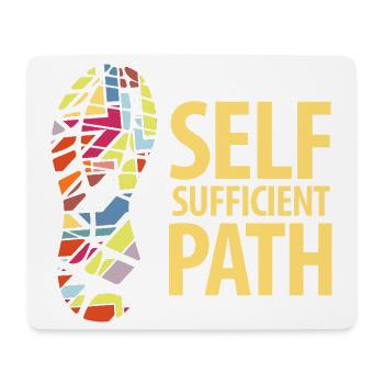  Self Sufficient Path - Mouse Pad (horizontal) - white - Front