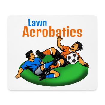 Lawn Acrobats Soccer Acrobats (Blood Slide) - Mouse Pad (horizontal) - white - Front