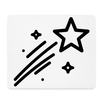shooting star - Mouse Pad (horizontal) - white - Front