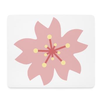 Blush Sakura Petal Bloom - Mouse Pad (horizontal) - white - Front