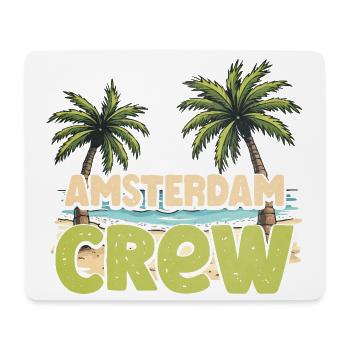 Équipe d’Amsterdam - Tapis de souris (format paysage) - blanc - Devant