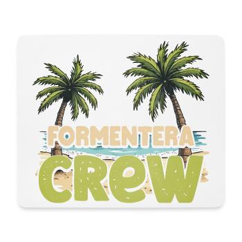 Formentera Crew - Mouse Pad (horizontal) - white - Front