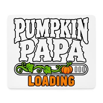 Kürbis Papa Loading - Mousepad (Querformat) - Weiß - Vorne