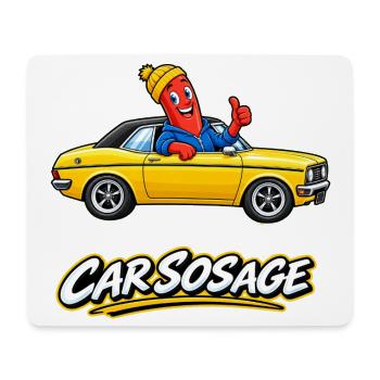 Auto SOS Age Sosage Wurst Rs2000 - Mousepad (Querformat) - Weiß - Vorne