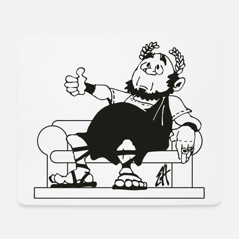 Brutus - Mousepad (Querformat) - Weiß