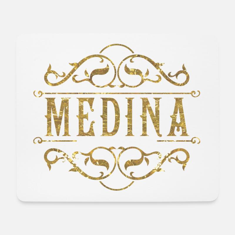 Medina gold - Mousepad (Querformat) - Weiß