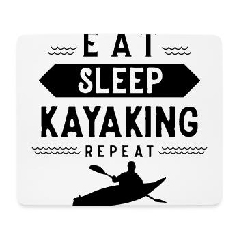 Kayak Kayakkayak Kayak Kayaker Water Sports - Mouse Pad (horizontal) - white - Front