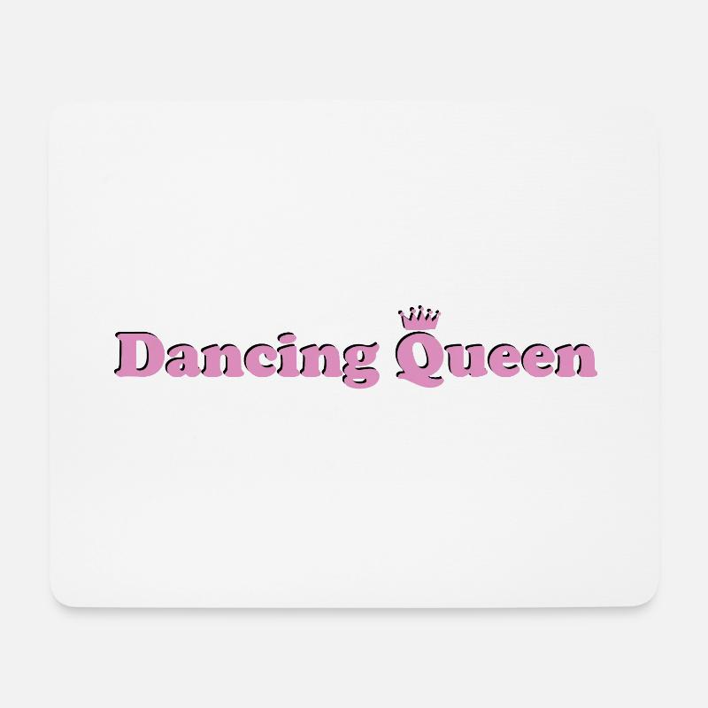 Satz Dancing Queen rose Mamma Mia - Mousepad (Querformat) - Weiß
