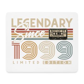 Legendary Since 1999 Vintage Retro Birthday - Mouse Pad (horizontal) - white - Front