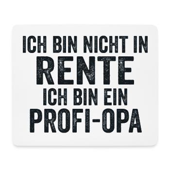 Profi-Opa - Tapis de souris (format paysage) - blanc - Devant
