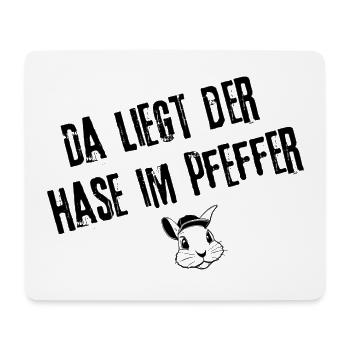 Überraschender Pfeffer Look - Mousepad (Querformat) - Weiß - Vorne