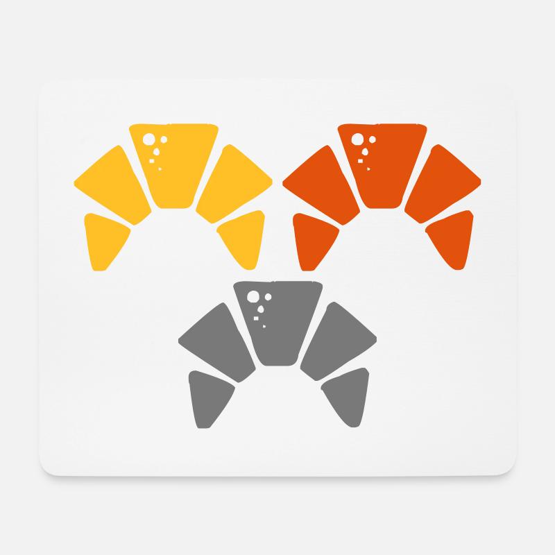 The squirrels - Mouse Pad (horizontal) - white
