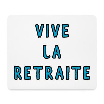 RUHESTAND. FEIERTAG. RUHESTAND. PENSIONIERT. RUHESTAND. - Mousepad (Querformat) - Weiß - Vorne