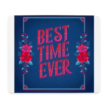 Best time - Mouse Pad (horizontal) - white - Front