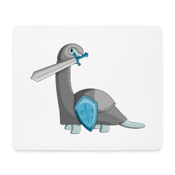 Paladino - Tapis de souris (format paysage) - blanc - Devant