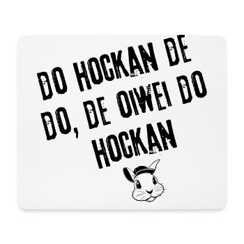 Hock & Rock | Redewendung - Mousepad (Querformat) - Weiß - Vorne