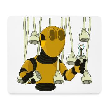 ILLUMINATING - Mouse Pad (horizontal) - white - Front