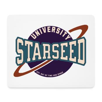 Starseed University - conception interplanétaire - Tapis de souris (format paysage) - blanc - Devant