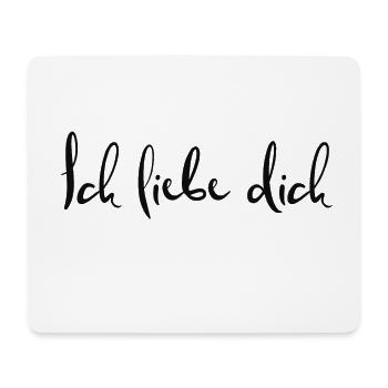 Ich liebe dich, Paare, Liebe, Valentinstag - Mousepad (Querformat) - Weiß - Vorne
