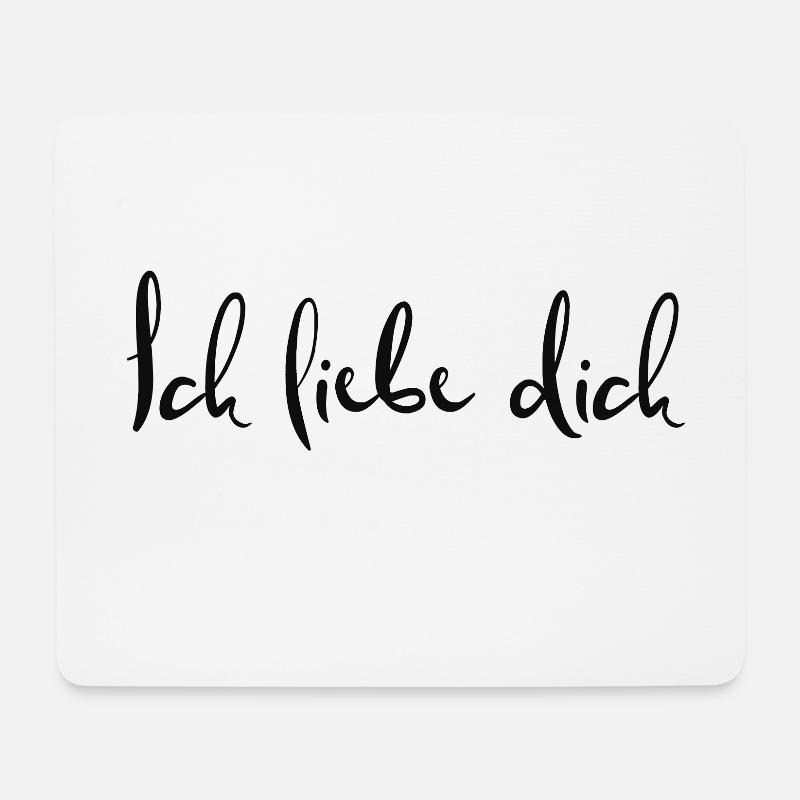 Ich liebe dich, Paare, Liebe, Valentinstag - Mousepad (Querformat) - Weiß