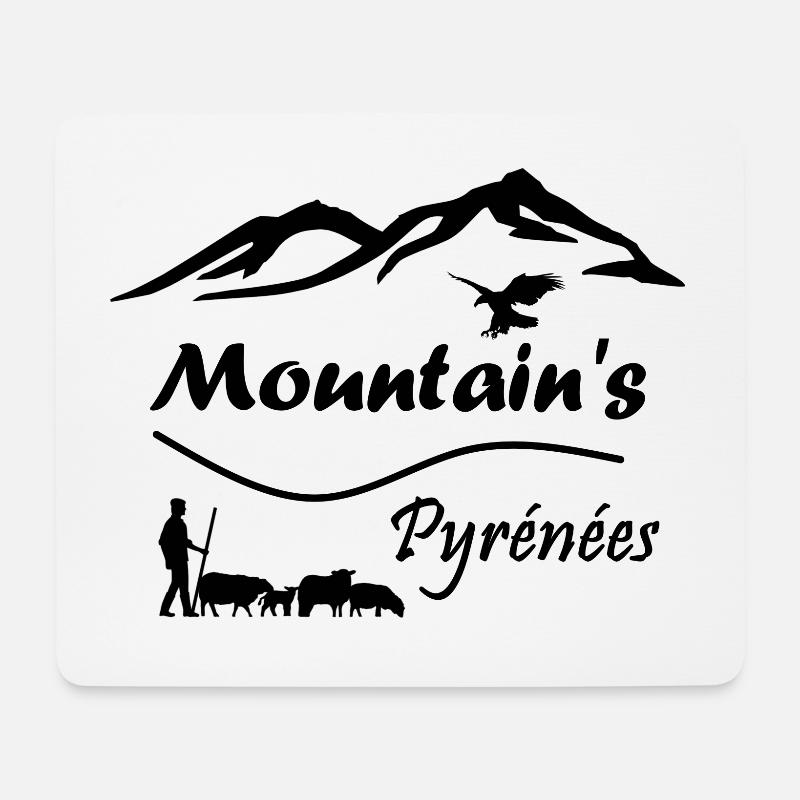Mountain's - Mouse Pad (horizontal) - white