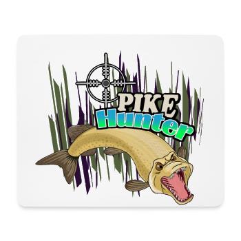 Brochet - Tapis de souris (format paysage) - blanc - Devant